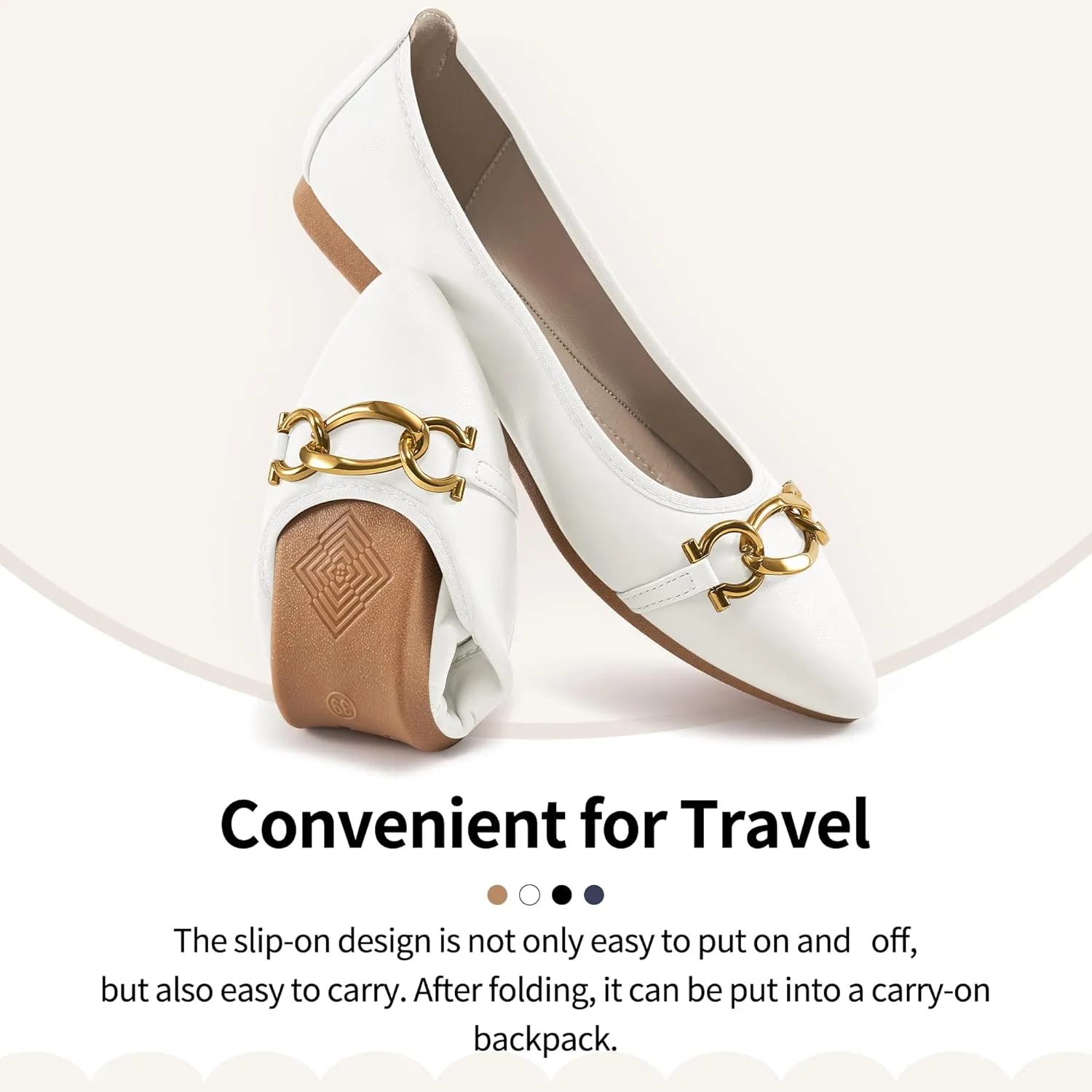Ballet Flats Shoes for Women: Comfortable Work Dress Flats - Ladies Wedding Shoes for Walking
