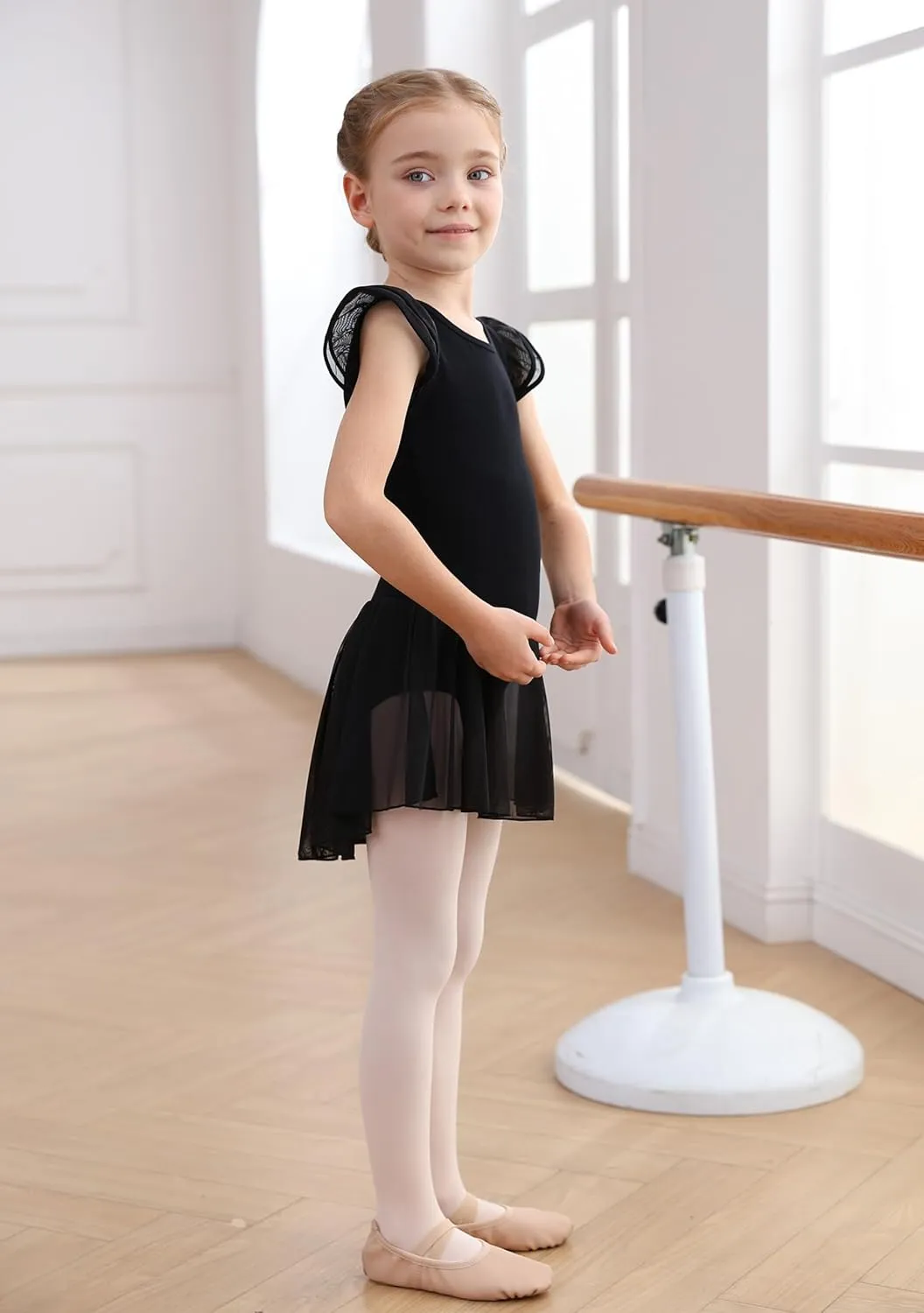 Ballet Leotards for Girls Toddler Dance Leotards Short/Long Sleeve Skirt Ballerina Outfits