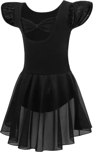 Ballet Leotards for Girls Toddler Dance Leotards Short/Long Sleeve Skirt Ballerina Outfits