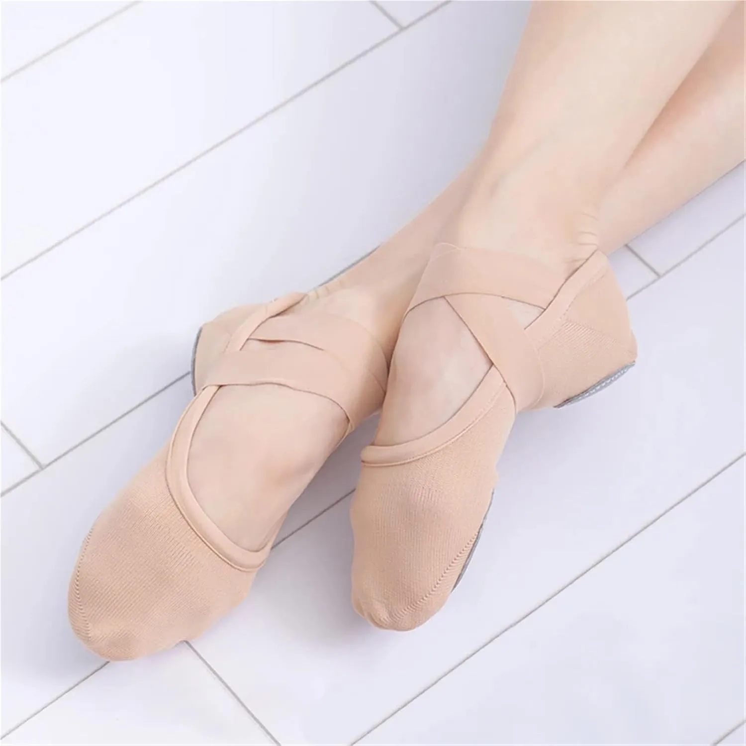 Ballet Shoes for Women Women Stretch Ballet Shoes Ballet Slippers Professional Elastic Ballet Dance Shoes Adult Women Yoga Gymnastics Dance Shoes(38)