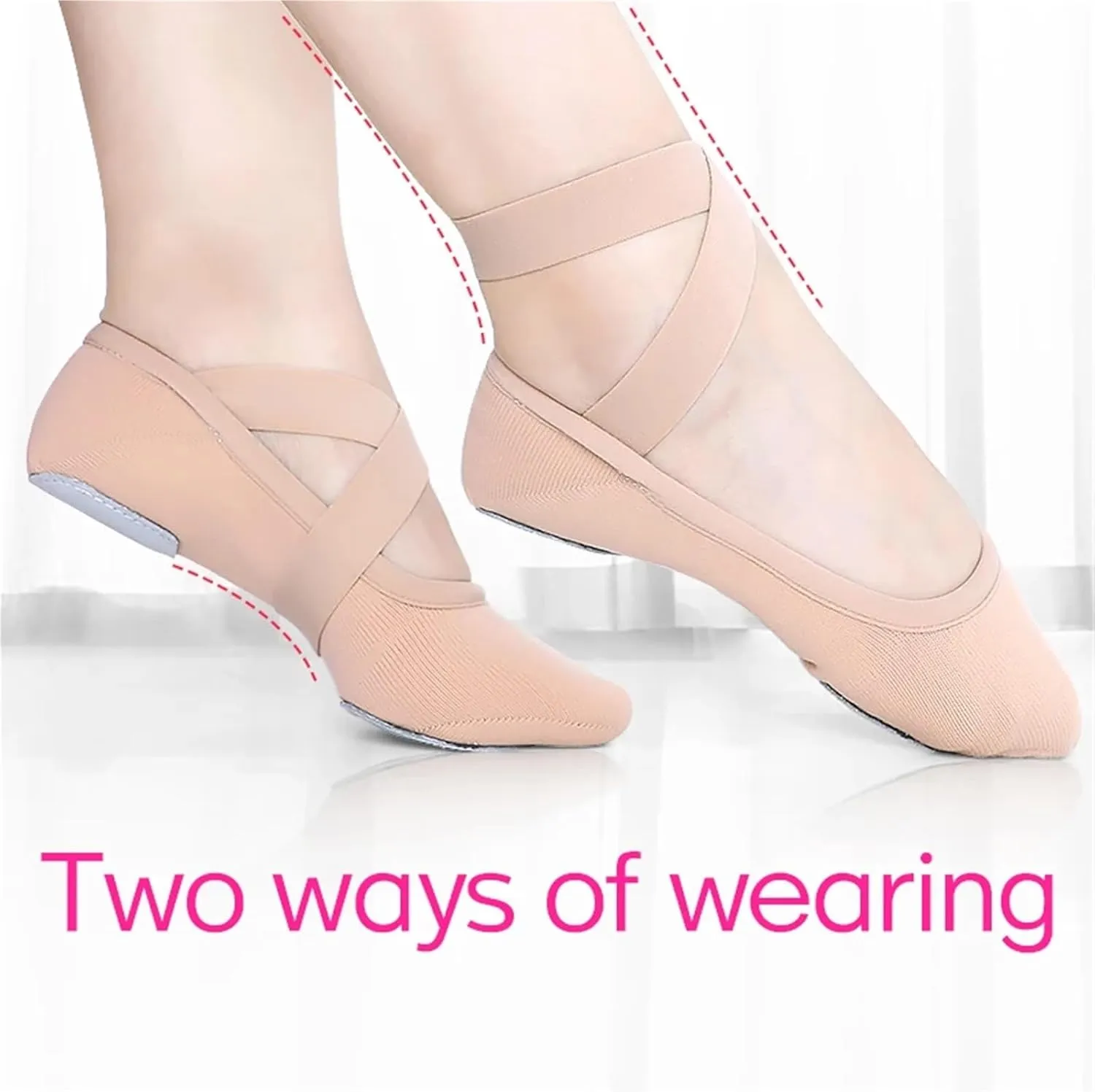 Ballet Shoes for Women Women Stretch Ballet Shoes Ballet Slippers Professional Elastic Ballet Dance Shoes Adult Women Yoga Gymnastics Dance Shoes(38)