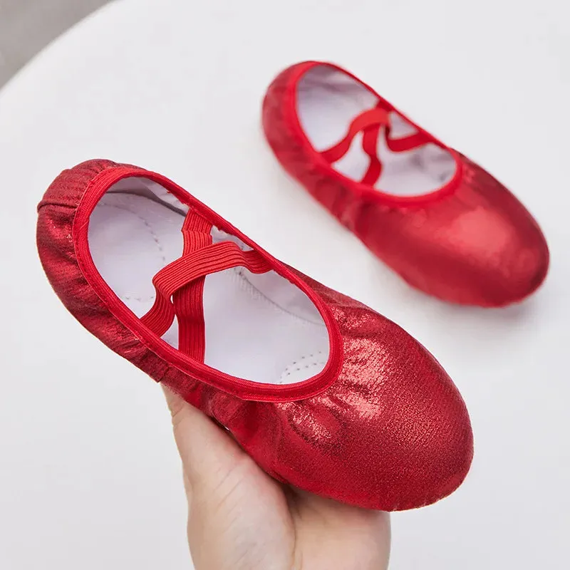 Ballet Shoes Split-Sole Dance Practice Shoes Soft Lightweight  Elastic