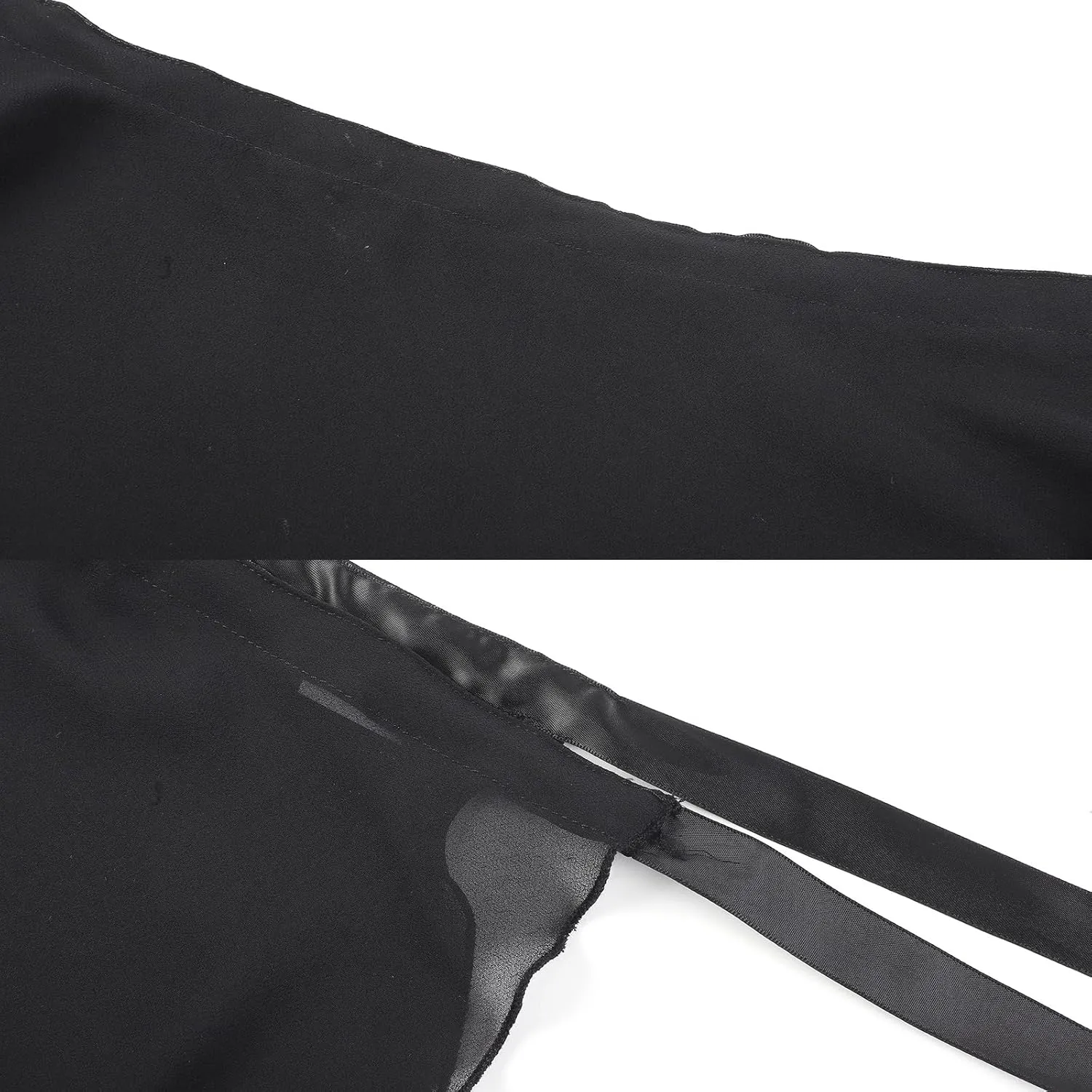 Ballet Skirt for Women Long Wrap Skirt Sheer Dance Costumes with Adjustable Waist tie for Adult Ladies Big Girls