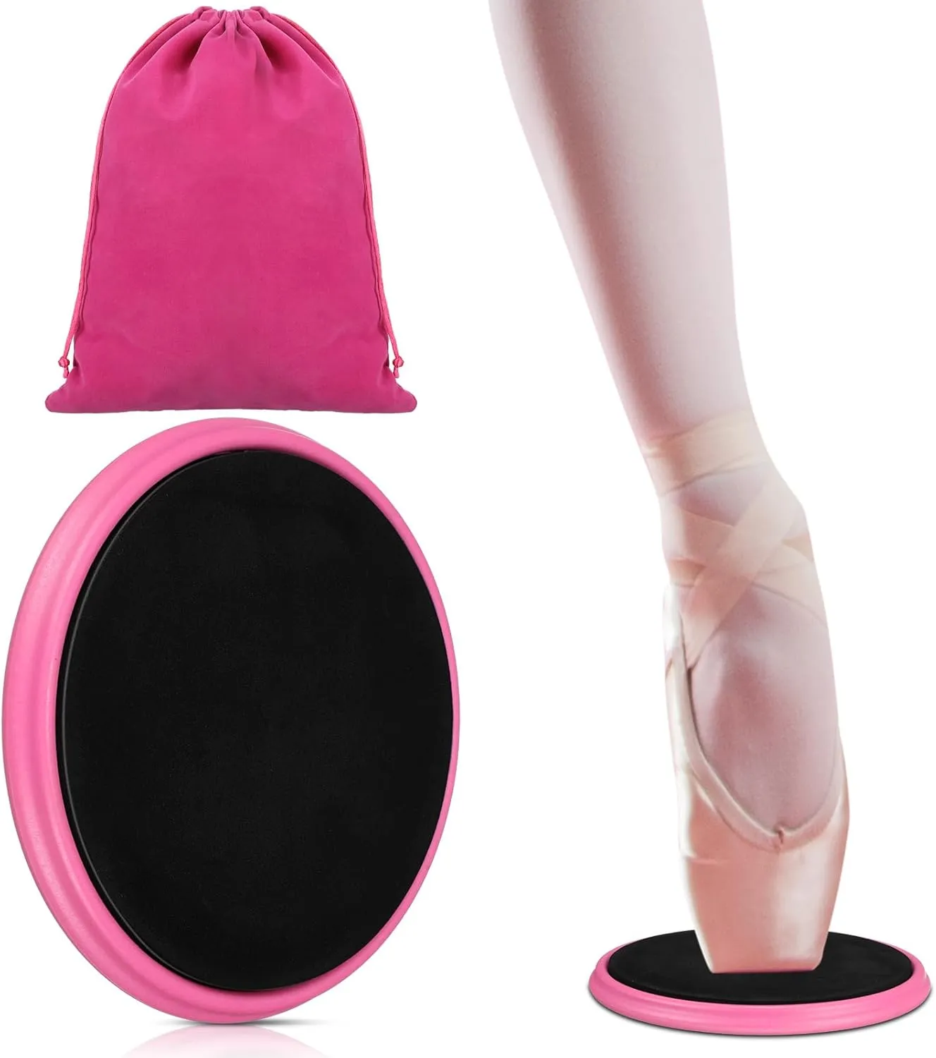 Ballet Turning Disc for Dancers Ballet Turning Board Figure Skating Spinner Portable Spin Board for Pirouette with Bags for Dancer, Ice Skater, Gymnast, Balance Stability