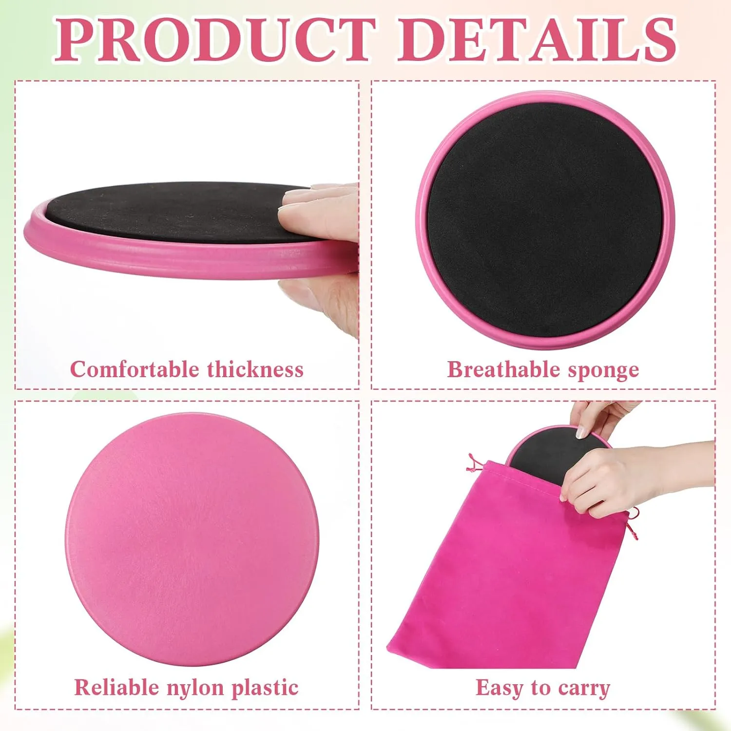Ballet Turning Disc for Dancers Ballet Turning Board Figure Skating Spinner Portable Spin Board for Pirouette with Bags for Dancer, Ice Skater, Gymnast, Balance Stability