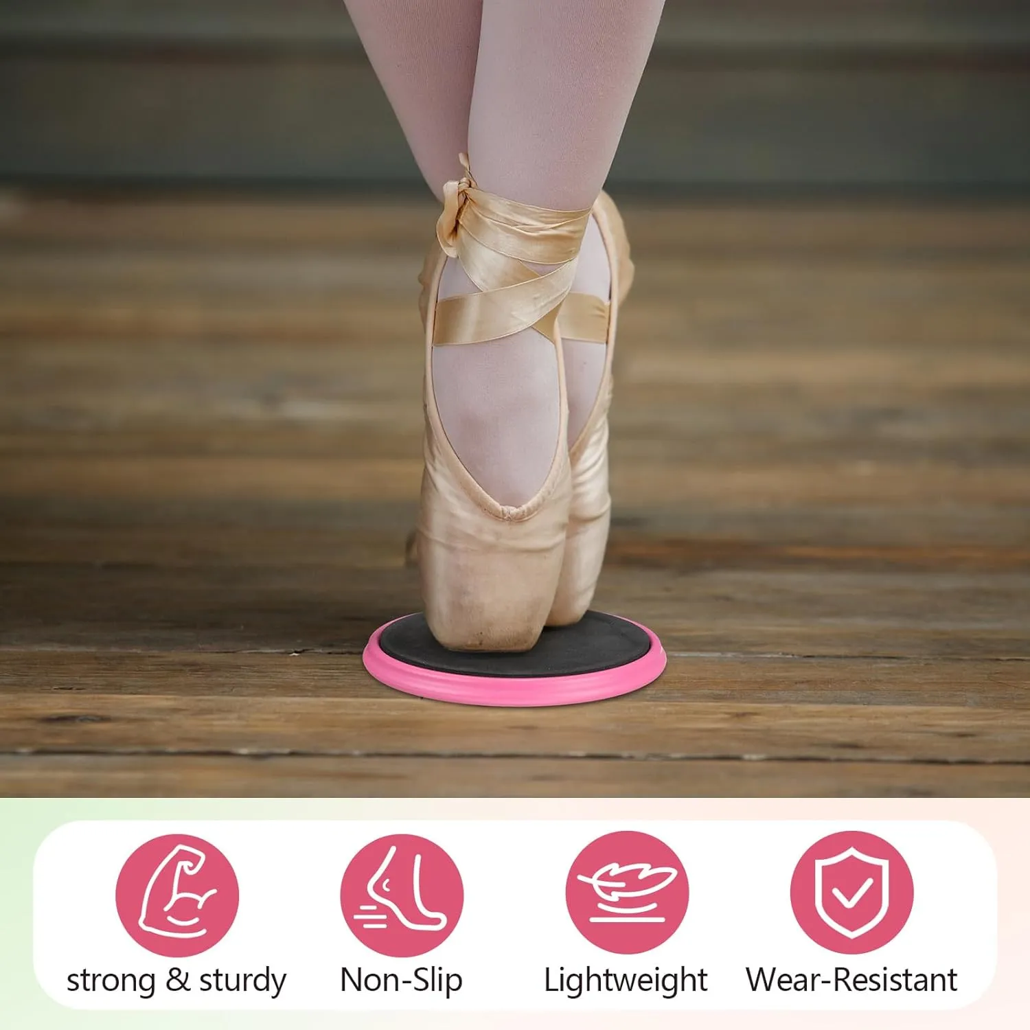 Ballet Turning Disc for Dancers Ballet Turning Board Figure Skating Spinner Portable Spin Board for Pirouette with Bags for Dancer, Ice Skater, Gymnast, Balance Stability