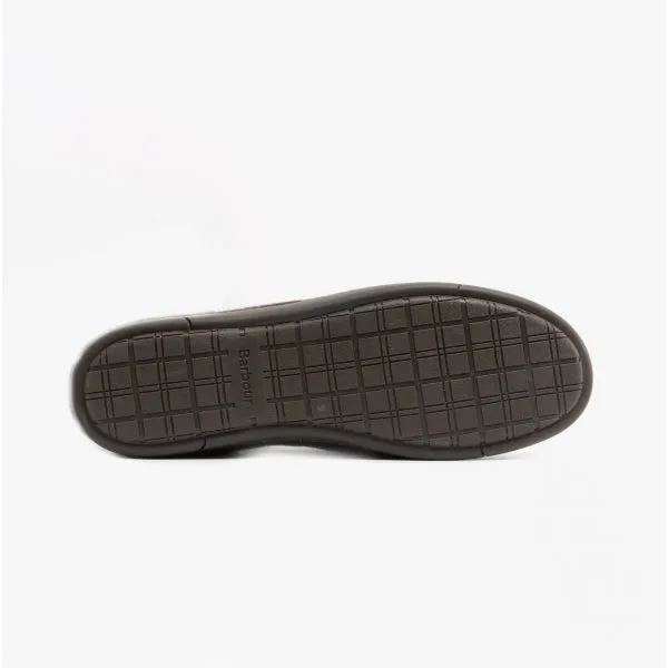 Barbour RICHIE Mens Mule Slippers Brown