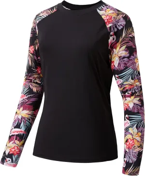 BASSDASH Women’s UPF 50  UV Sun Protection T-Shirt Long Sleeve Fishing Hiking Performance Shirts