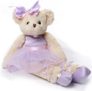 Bearington Tootsie Ballerina 15 Inch Teddy Bears for Girls - Ballerina Stuffed Animals - Dance Recital Gifts for Girls