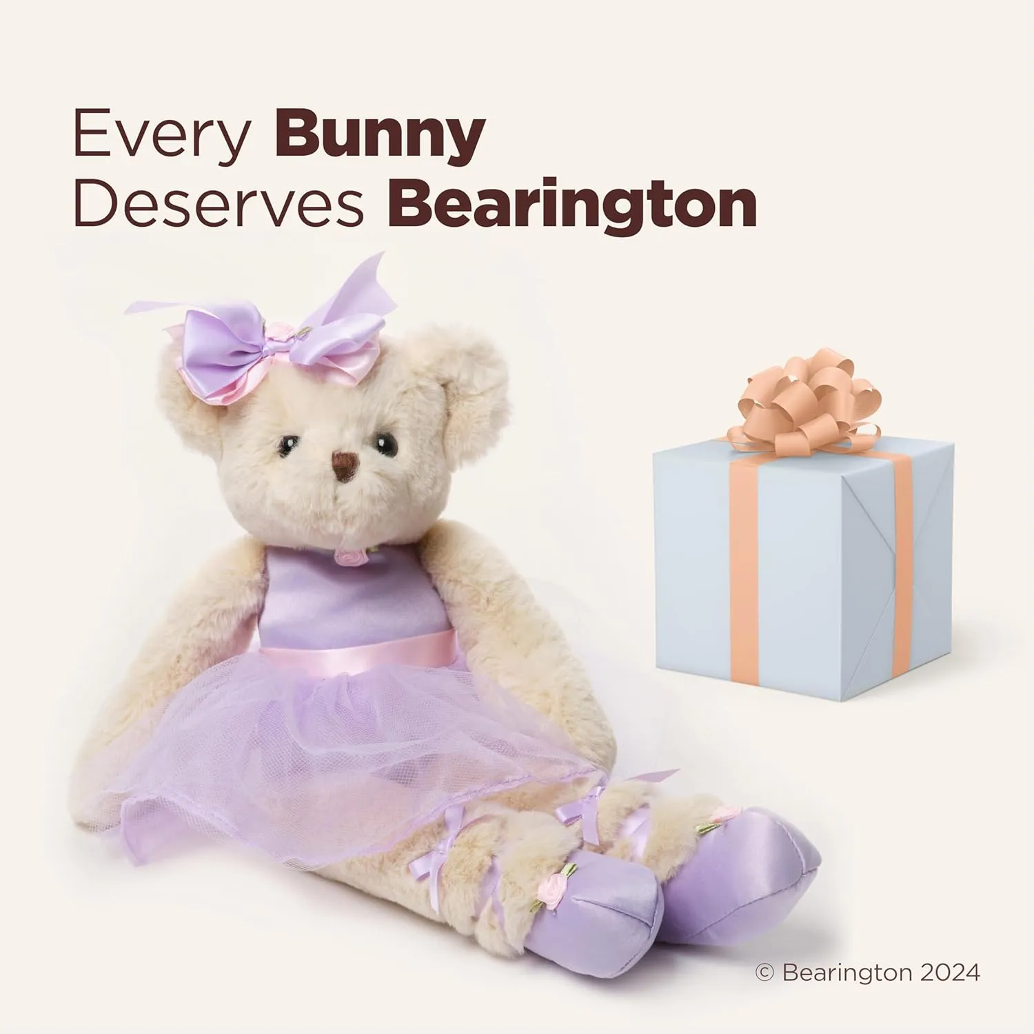 Bearington Tootsie Ballerina 15 Inch Teddy Bears for Girls - Ballerina Stuffed Animals - Dance Recital Gifts for Girls