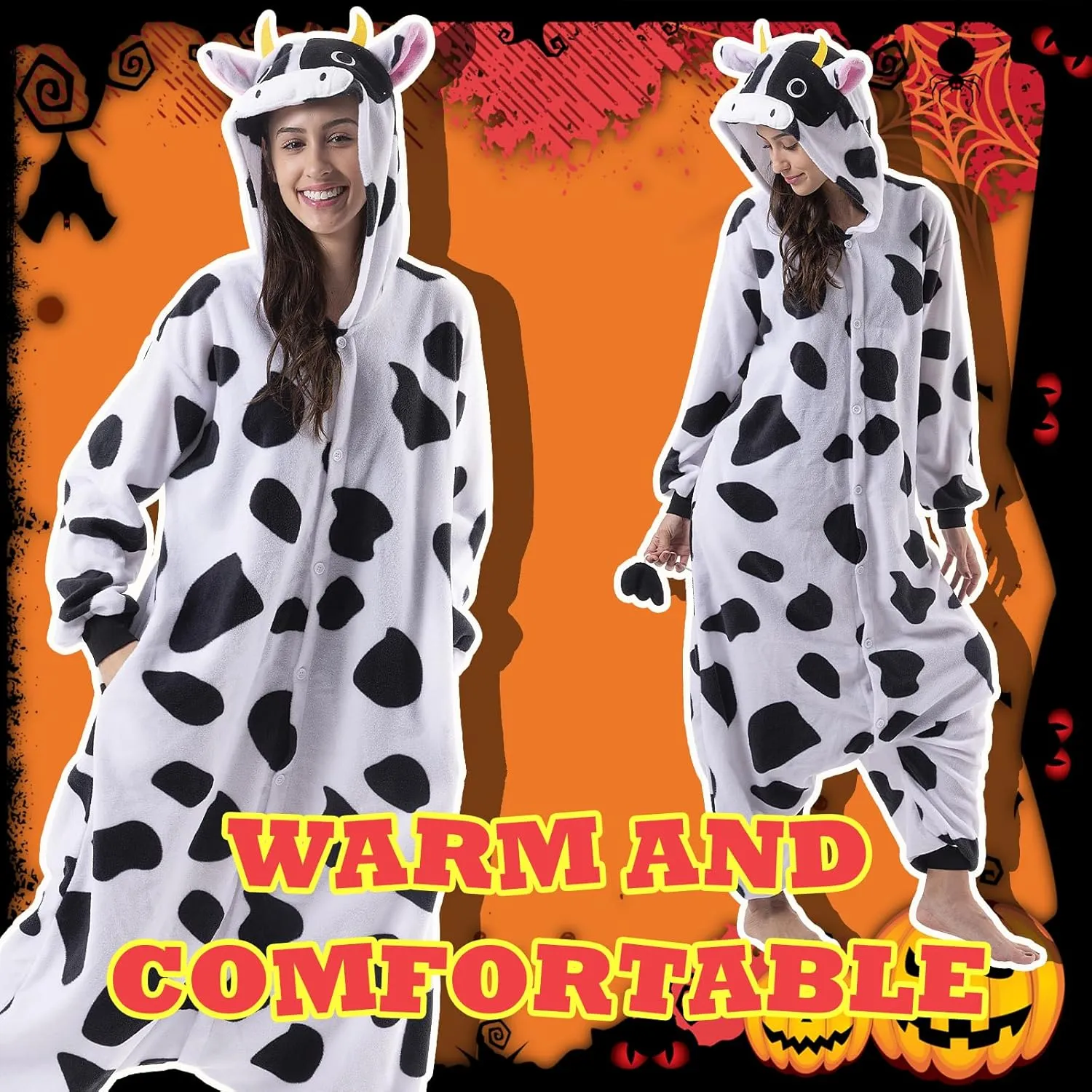 Beauty Shine Unisex Adult Onesie One Piece Pajamas Cosplay Cartoon Costume Halloween Christmas Sleepwear Jumpsuit Homewear