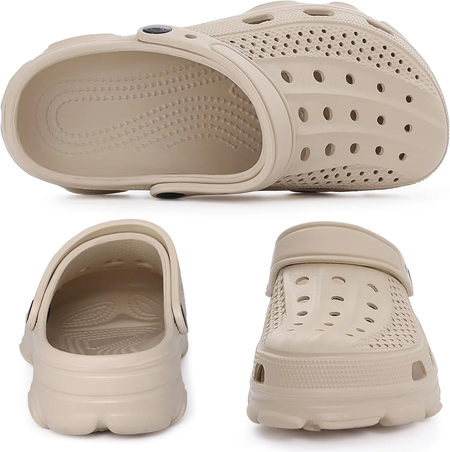 Beslip Womens Mens Garden Clogs Shoes with Arch Support Unisex Comfort Slip-on Sandals