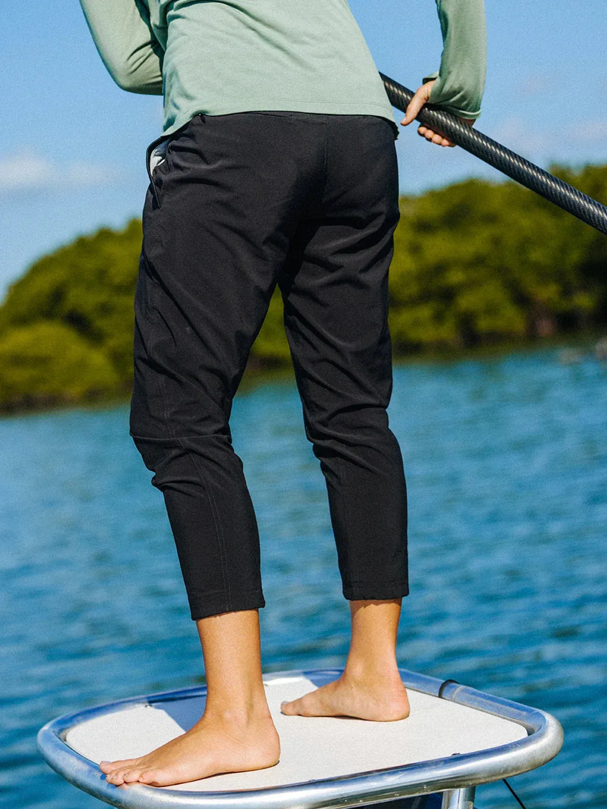 Black - Cropped Hassle-free shipping Time-sensitive offer Breeze Pant Women's