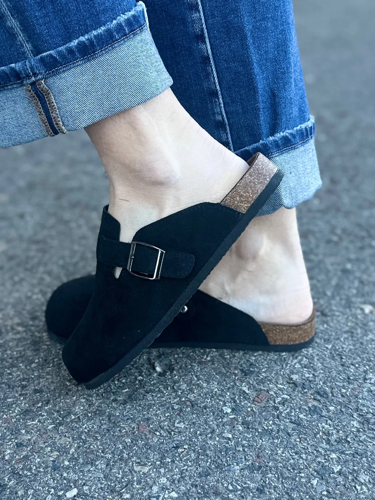 Black Slip on Clog