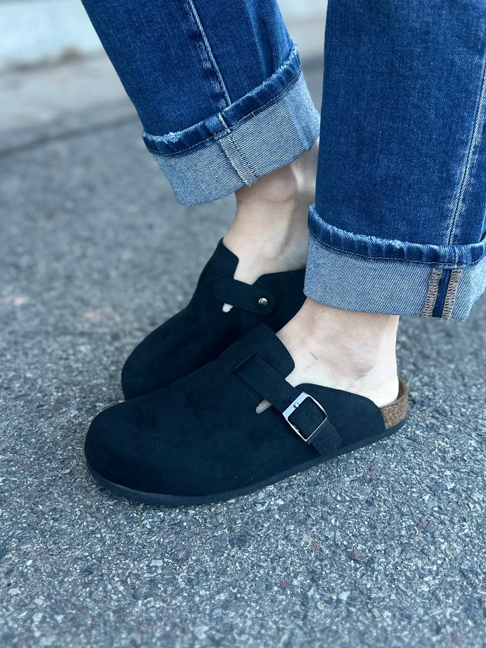 Black Slip on Clog