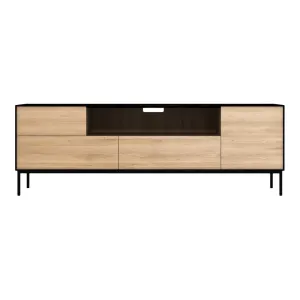Blackbird Media Cabinet - 1 Flip-Down Door with 2 Drawers