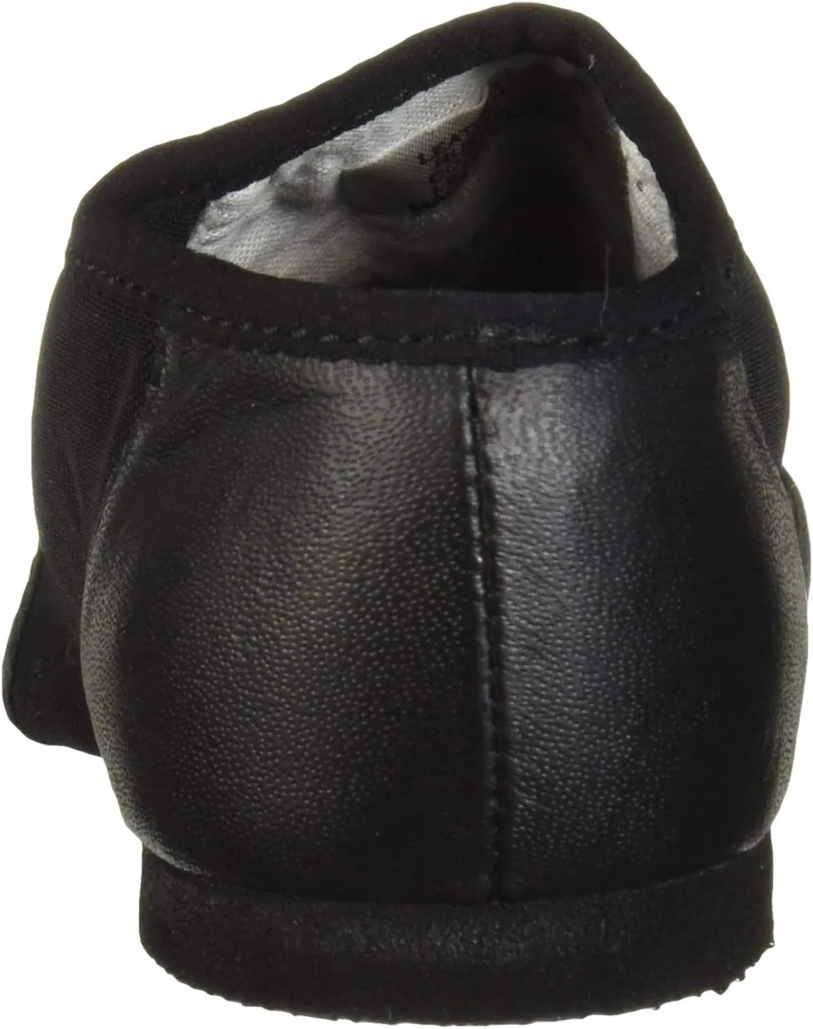 Bloch Girl's Neo-Flex Slip-On Leather Jazz Shoes Dance Shoes, Neoprene Slip-On Split Sole with EVA Forefoot and Heel Pads