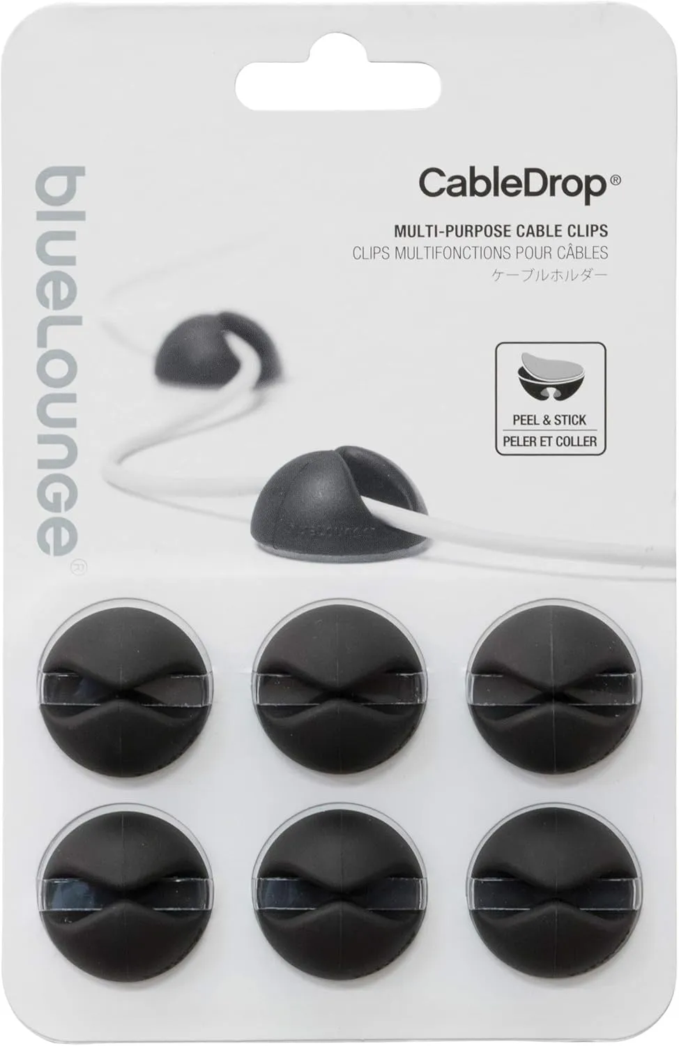 Bluelounge CableDrop, Black
