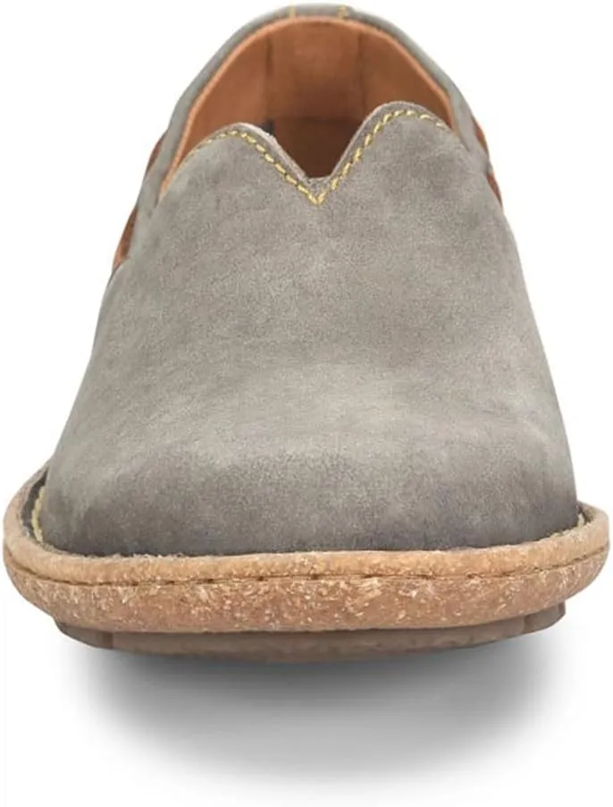 BORN Womens Naya Leather Slip On Boat Shoes