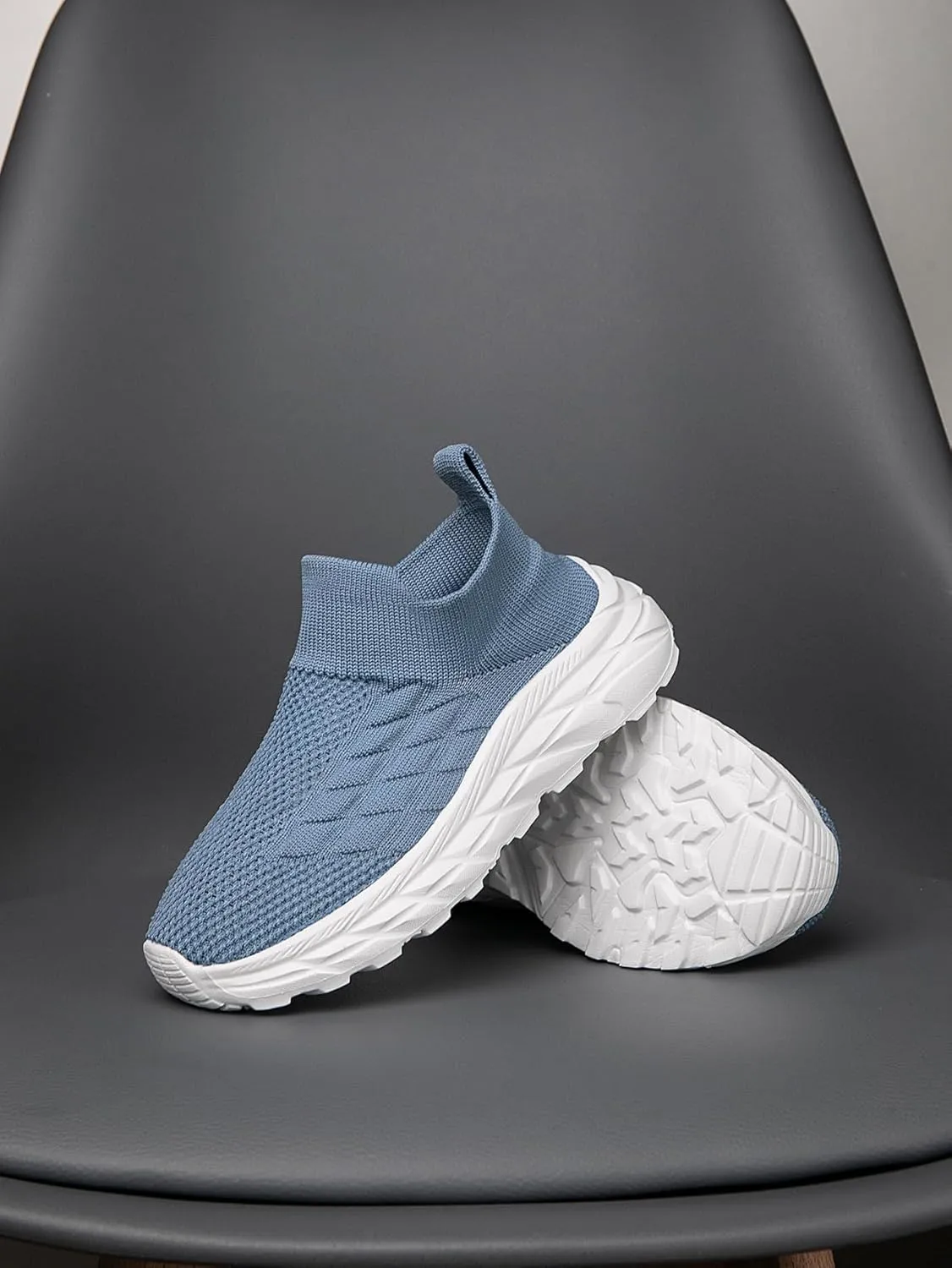 Boys and Girls Sock Shoes Casual Sports Running Walking Shoes Knitted Slip-On High Tops Lightweight Breathable Non Slip (Toddler/Little Kid/Big Kid)