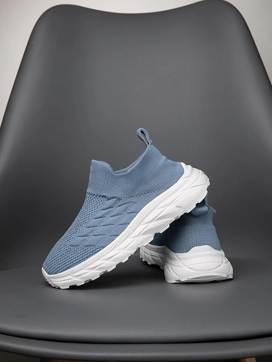 Boys and Girls Sock Shoes Casual Sports Running Walking Shoes Knitted Slip-On High Tops Lightweight Breathable Non Slip (Toddler/Little Kid/Big Kid)