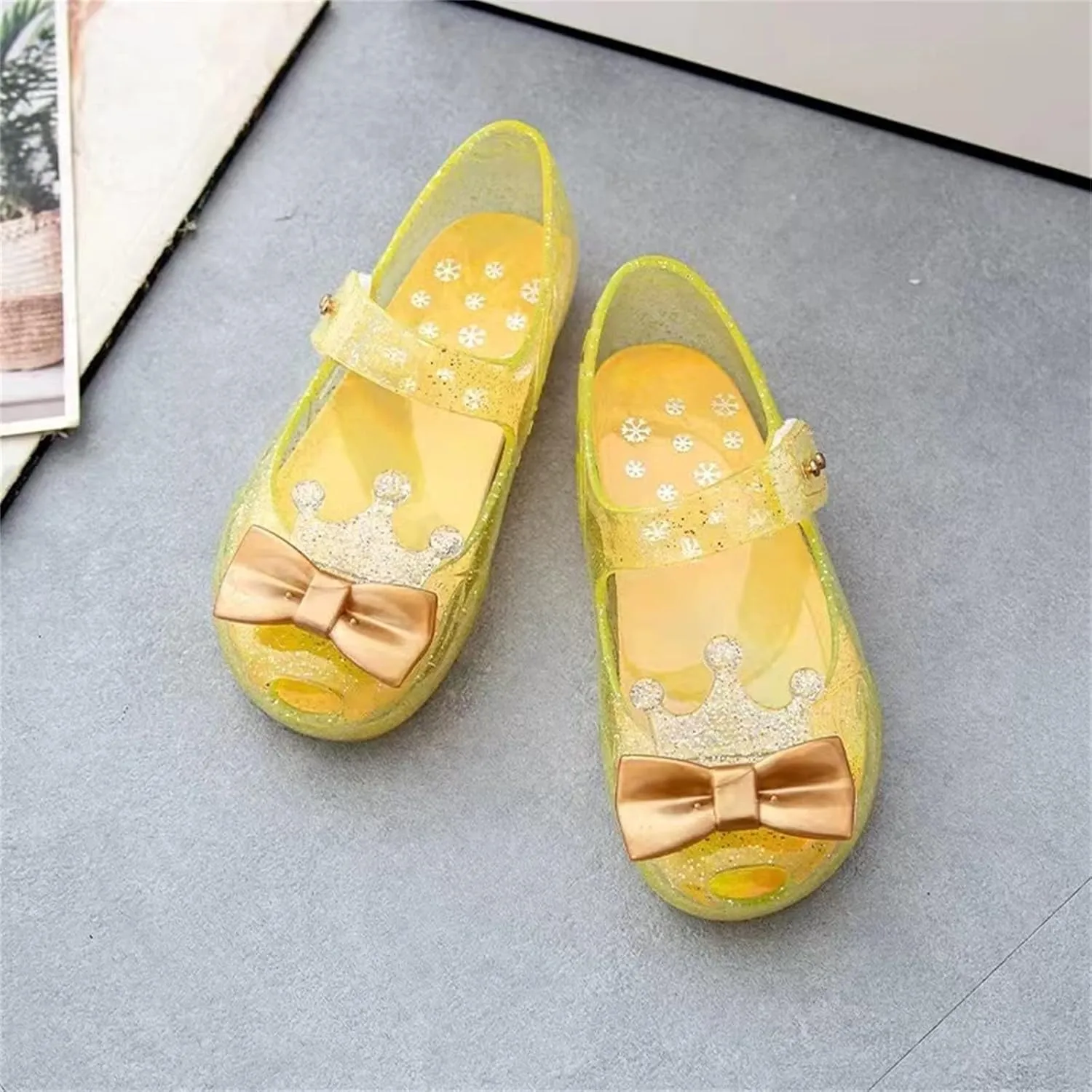 Boys Size 13 Shoes Girls Shoes Crown Flash Diamond Crystal Soft Sole Non Slip Sandals Jelly Dance Shoes Princess Shoes Toddler Boy Boots 7
