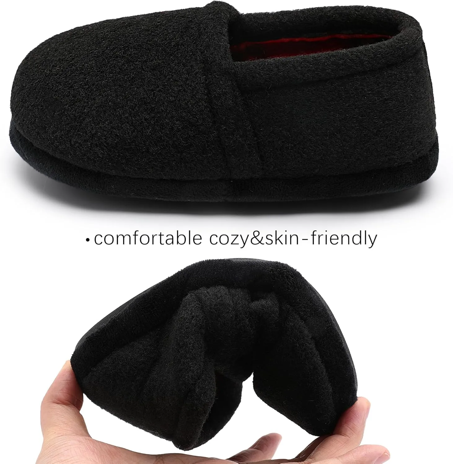 Boys Slippers Kids House Shoes with Cozy Memory Indoor Outdoor (Toddler/Little Kid/Big Kid)