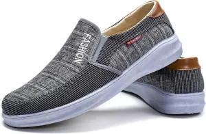 Breathable & Lightweight Men's Loafers: Anti-Skid, Easy Slip-On for Outdoor Comfort & Style