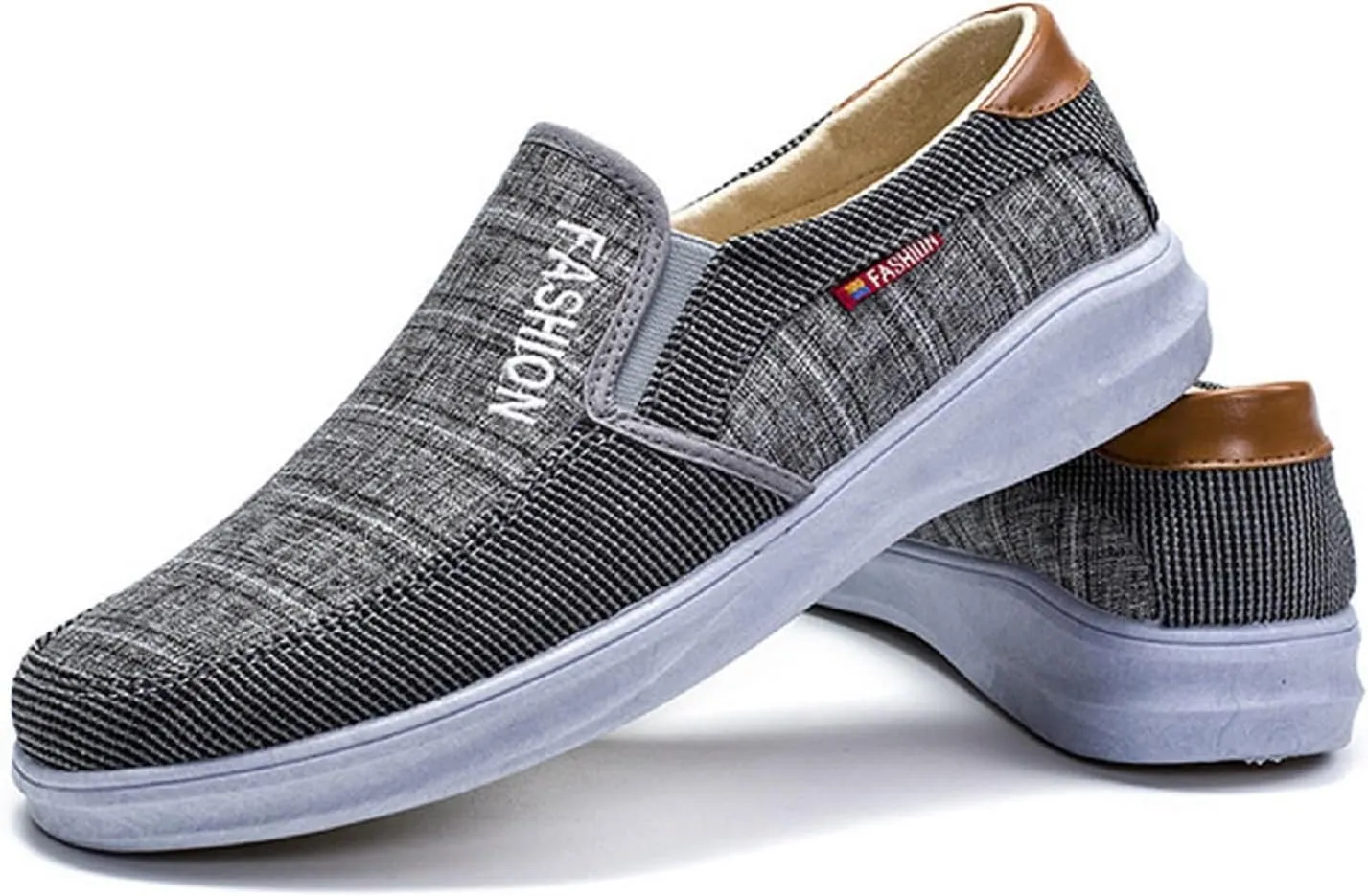 Breathable & Lightweight Men's Loafers: Anti-Skid, Easy Slip-On for Outdoor Comfort & Style