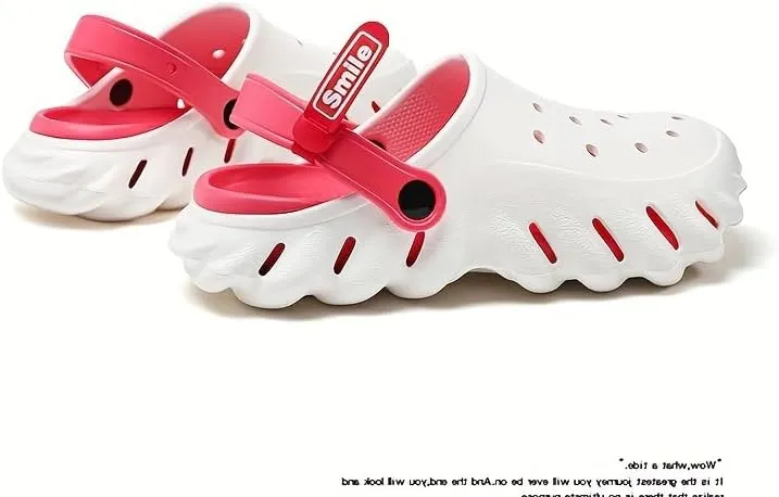 Breathable Hollow Design Men's Garden Clogs - Comfortable Slip-On Couple Beach Shoes