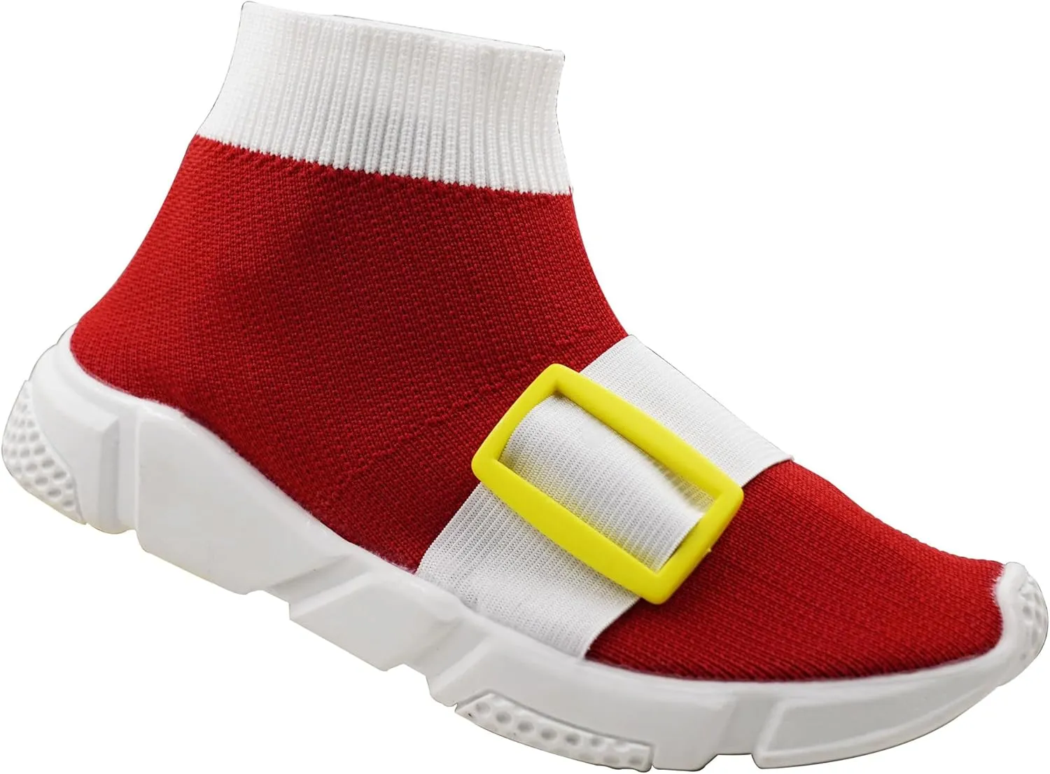 Breathable Lightweight High Tops Fashion Casual Sports Walking Shoes Knit Slip On Shoes Running Sneakers
