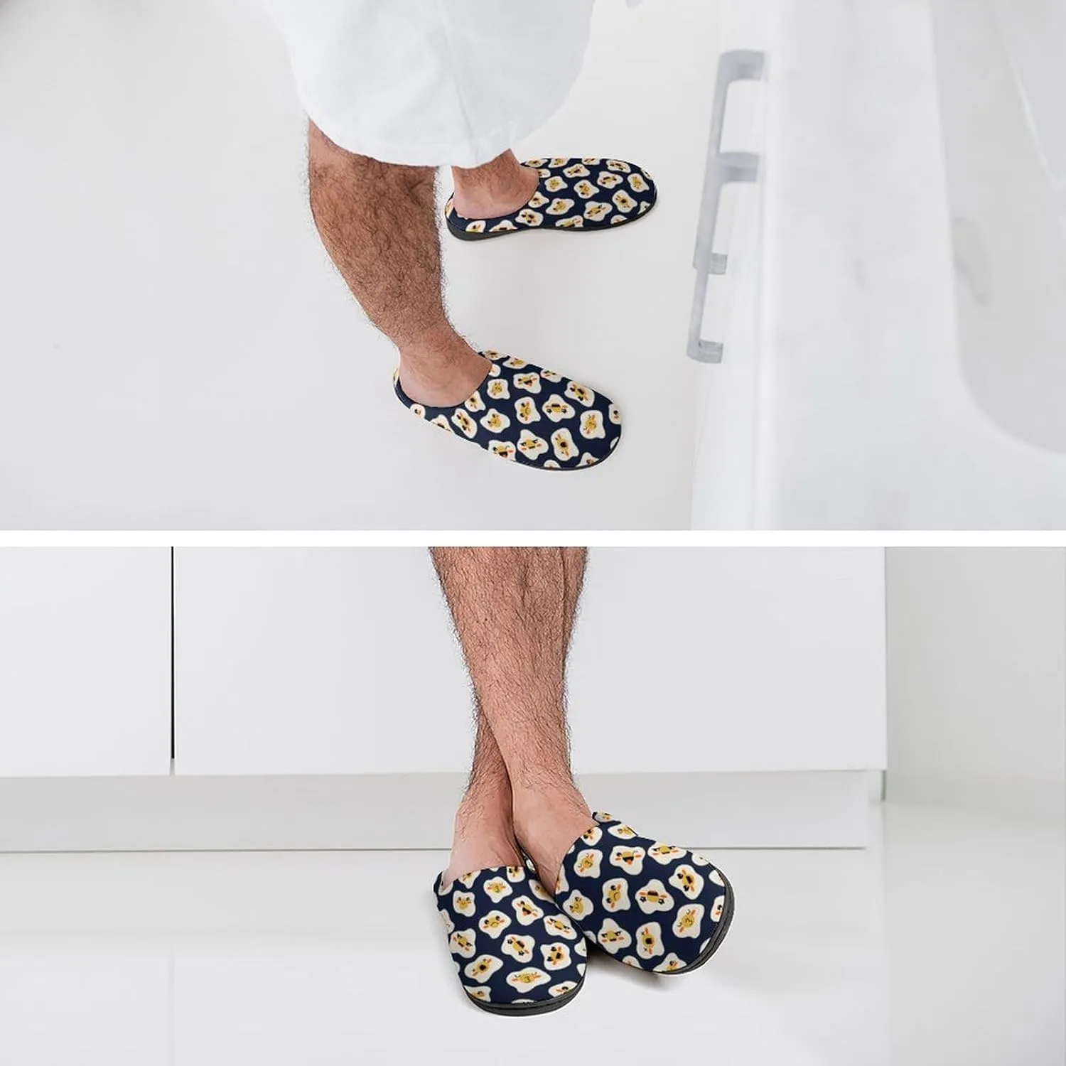 Cactus Clog Slippers For Womens Non-Slip Warm House Slippers Ladies Cotton Slippers Home Slip-On Shoes Indoor Outdoor