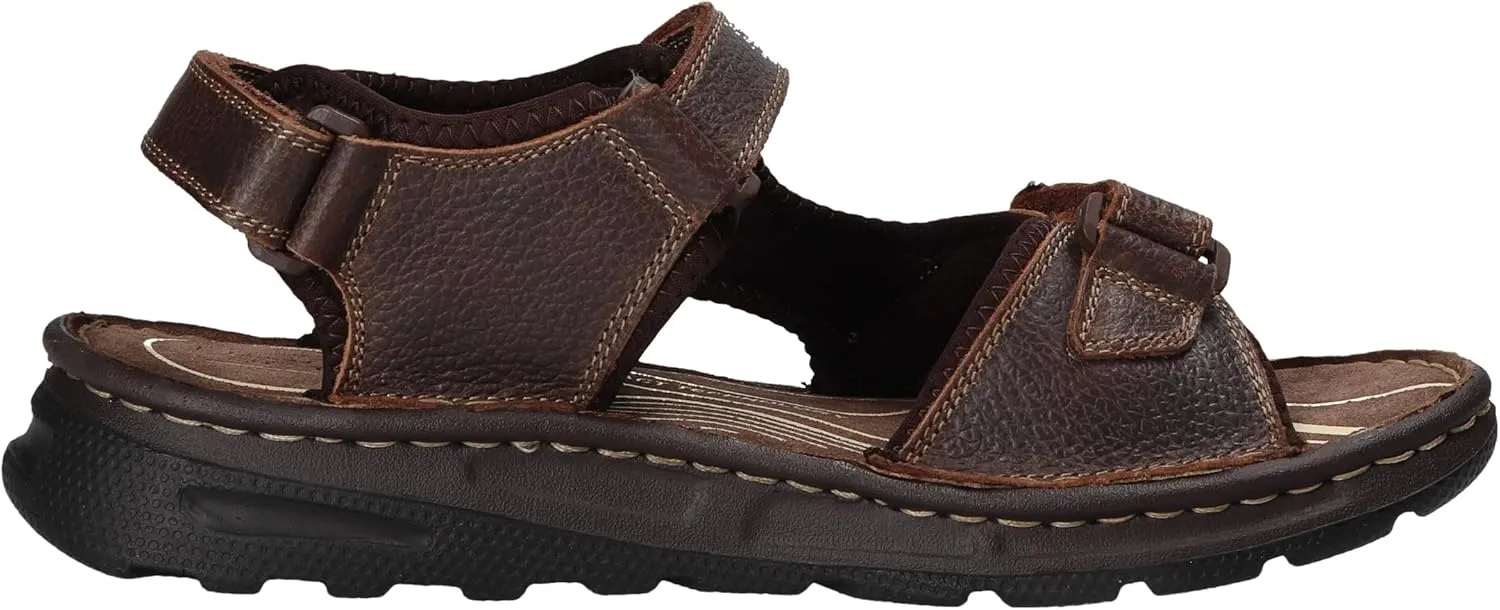 camel active Men's Outdoor Sandals Brown Smooth Leather