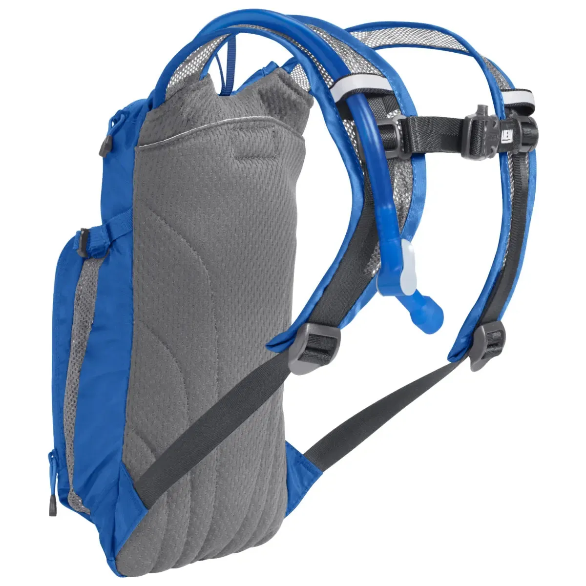 Camelbak Mini MULE 1.5L Kids Sports Hydration Pack - Lapis Blue / White Stripe
