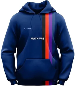 Campus Sophisticate Men's Premium Hoodie MATH WIZ | Soft Breathable Lightweight Sport Sweatshirt