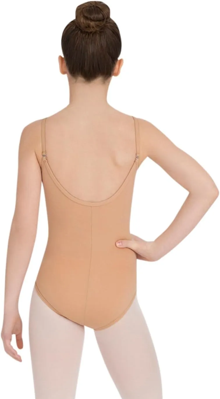 Capezio Girls' Team Basic Camisole Leotard with Adjustable Straps