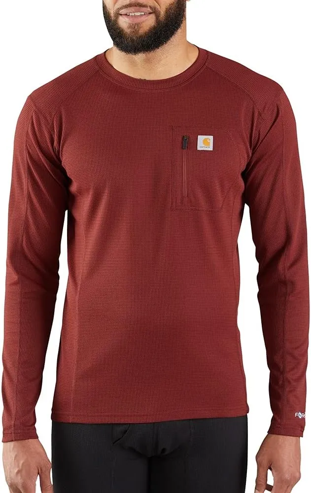 Carhartt Mens Base Force Midweight Tech Thermal Base Layer Long Sleeve Shirt