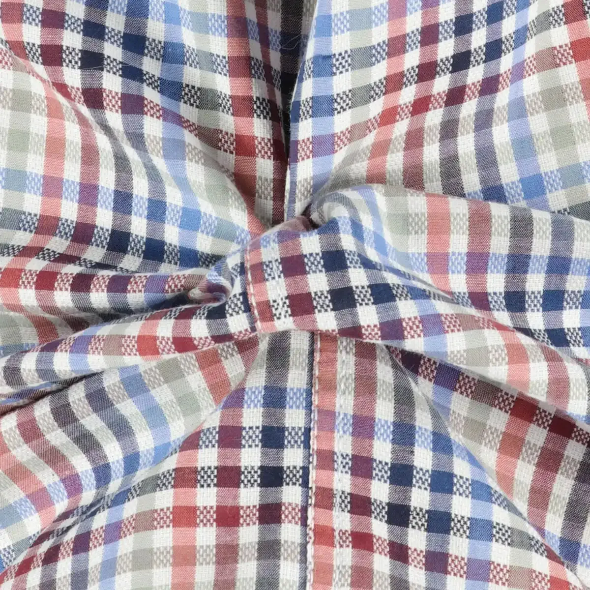 Casa Moda Short Sleeve Shirt Casual Fit Red Multi