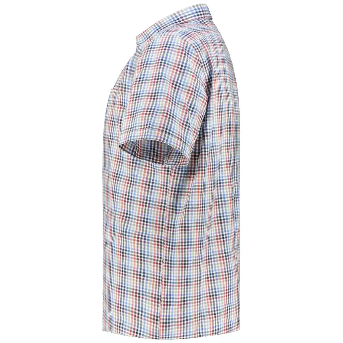 Casa Moda Short Sleeve Shirt Casual Fit Red Multi