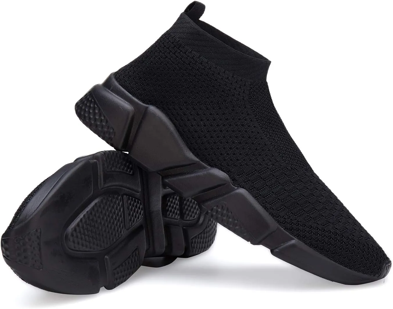 Casbeam Men's Running Knit Comfortable Lightweight Breathable Casual Sports Shoes Fashion Sneakers Slip-On Walking Shoes