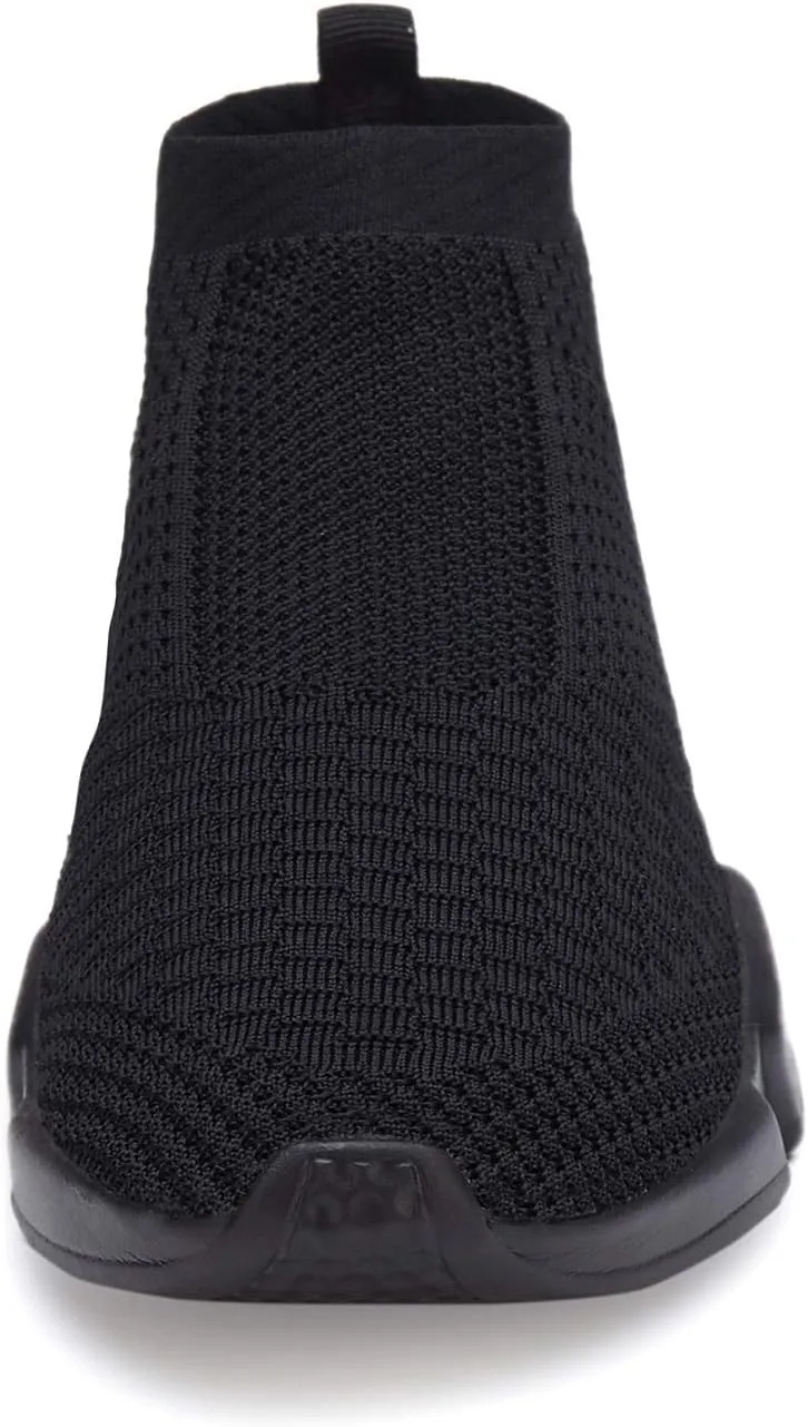 Casbeam Men's Running Knit Comfortable Lightweight Breathable Casual Sports Shoes Fashion Sneakers Slip-On Walking Shoes