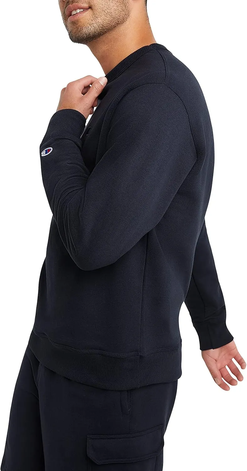 Champion Men's Crewneck, Powerblend Fleece Sweatshirt, Crewneck Sweatshirts (Reg. Or Big & Tall)