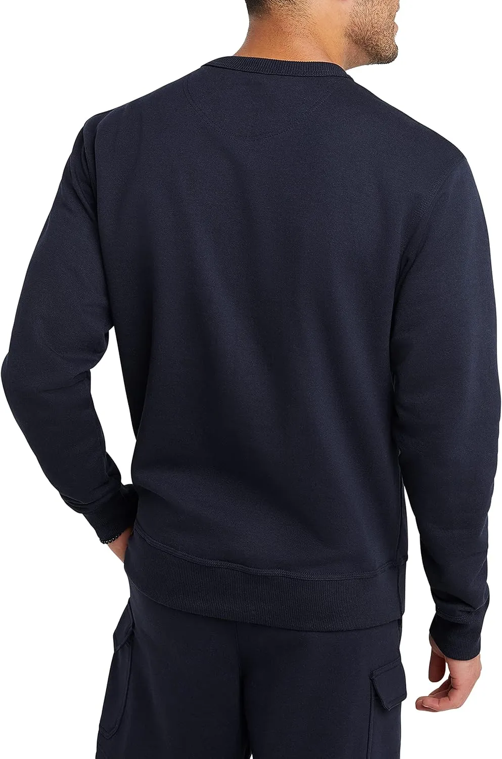 Champion Men's Crewneck, Powerblend Fleece Sweatshirt, Crewneck Sweatshirts (Reg. Or Big & Tall)
