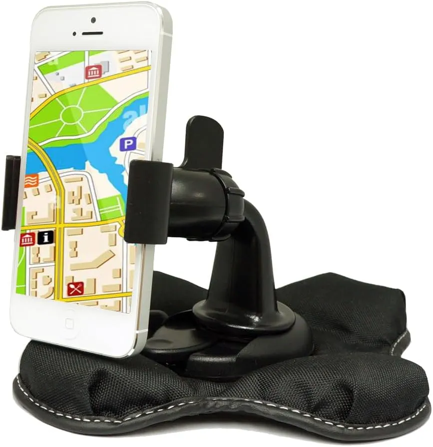 ChargerCity "Claw-X Nonslip Smartphone Beanbag Friction Mount for All Smartphones up to 4" Wide Like Galaxy S24 S23 Flip iPhone 16 15 14 Pro MAX Ultra (Fits Pop Out Case)