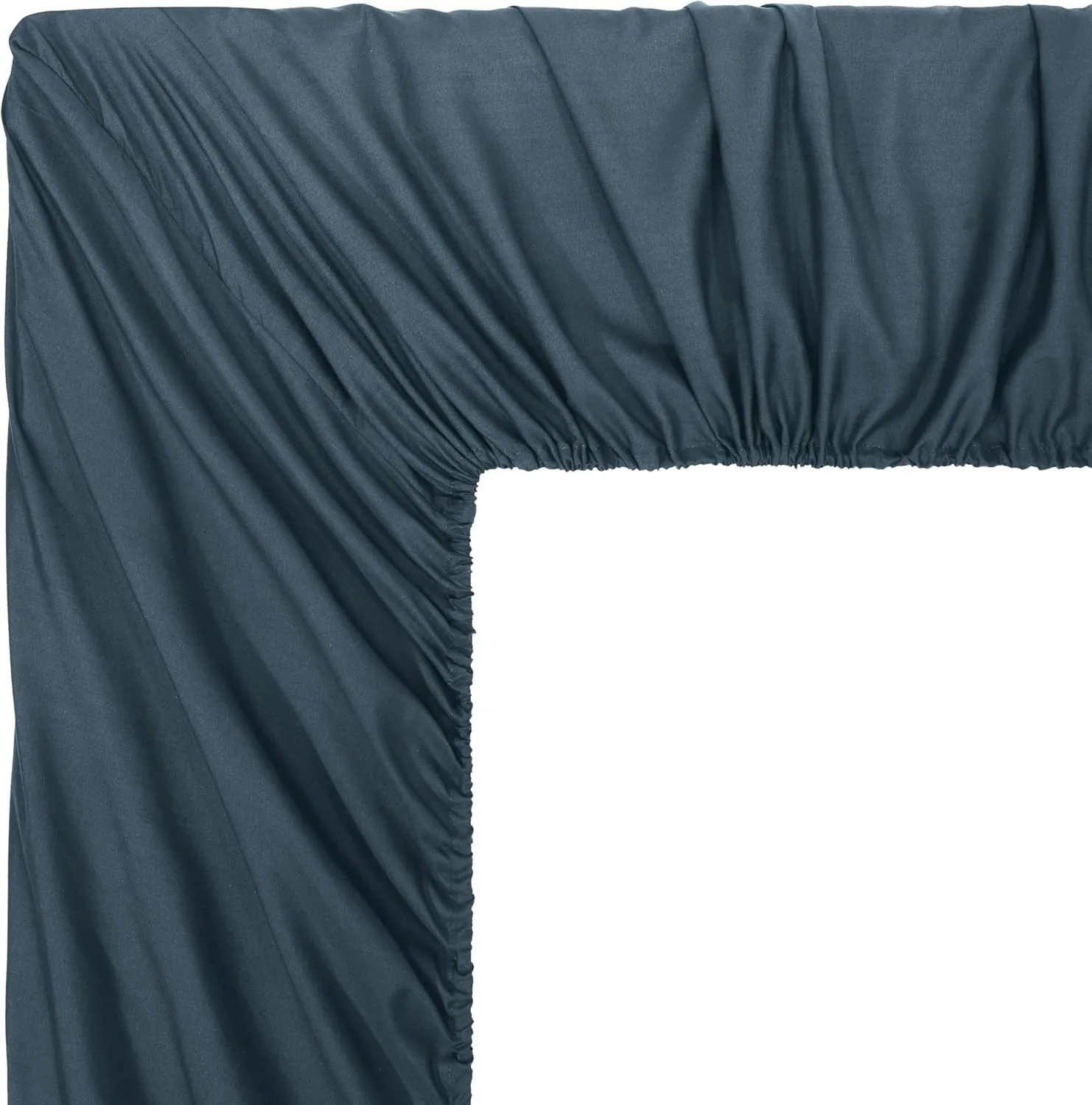 Chezmoi Collection Solid China Blue 250TC 100% Cotton Twill Bed Sheet Set King Size, 4-Piece Luxury Soft Breathable Smooth 16-Inches Deep Pocket Sheets and Pillowcases Set