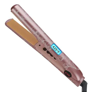 CHI Original Digital 1" Ceramic Hairstyling Iron Special Edition With Free 2oz Chi 44 Iron Guard Protection Spray, Modern Blush, 1 count