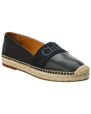 Chloé Piia Flat Leather Espadrille