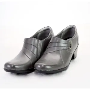 Clarks Women's Bendables Leather Slip On Heels Size 12