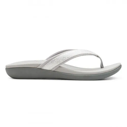Clarks Women's Brio Sol White Snake 26150836