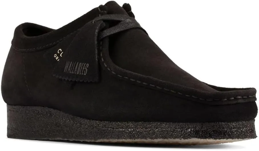 Clarks Womens Wallabee Calf Hair Slip On Loafers